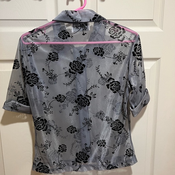 La belle see through button up - Picture 2 of 3